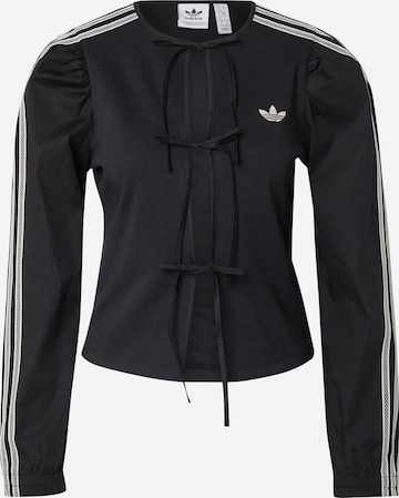 ADIDAS ORIGINALS - Blusa en negro: frente