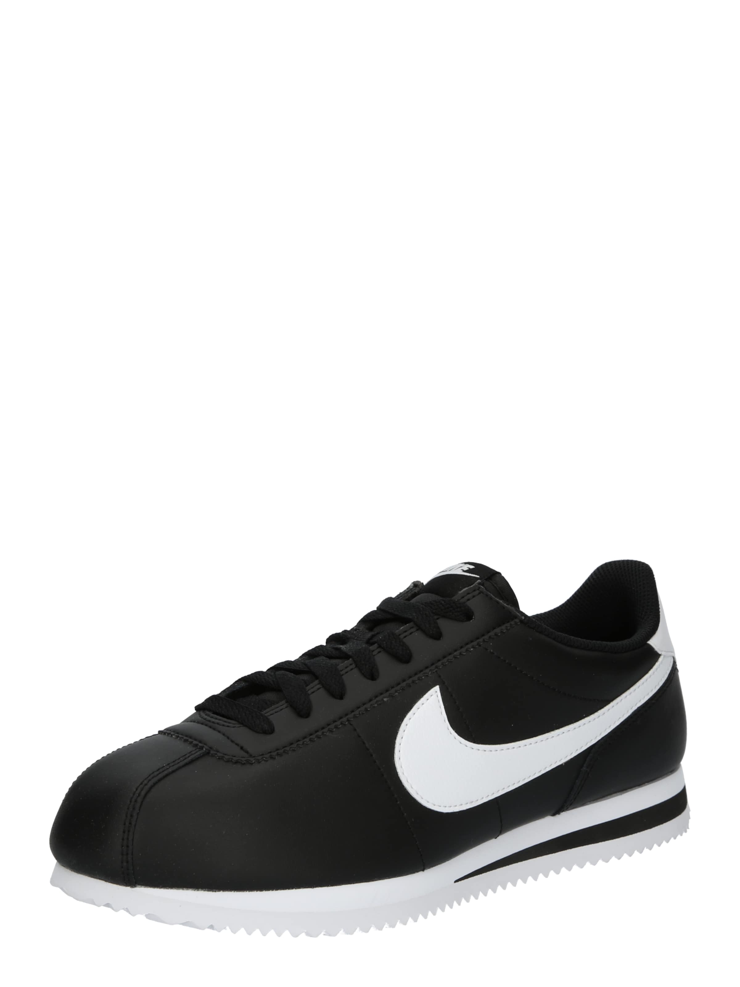 Nike Sportswear Низкие кроссовки 'Cortez' в Черный: спереди