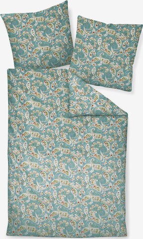 JANINE Duvet Cover in Blue: front