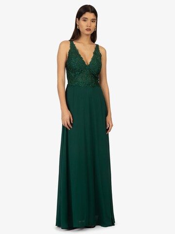 Robe de soirée Kraimod en vert : devant