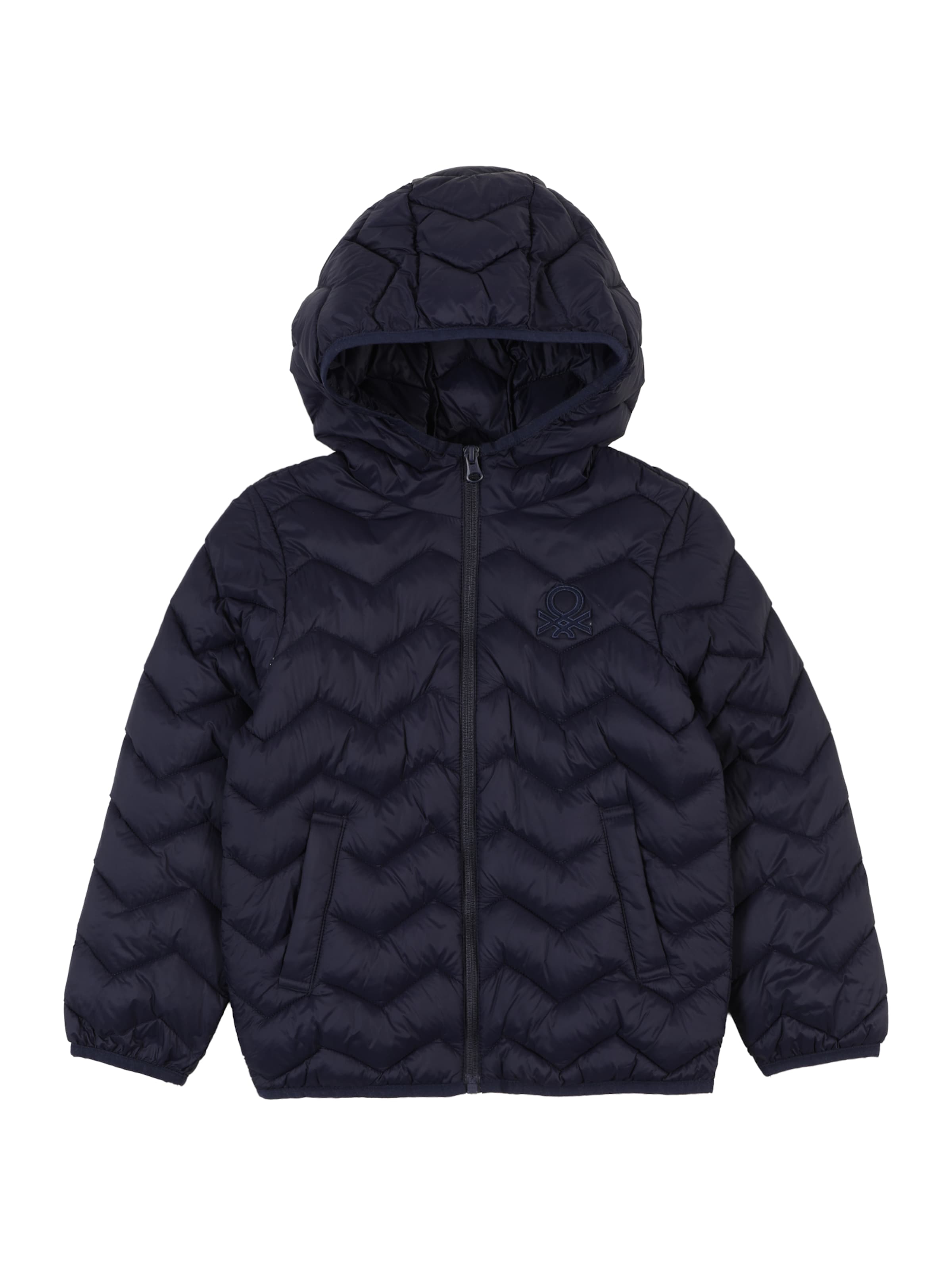 UNITED COLORS OF BENETTON Преходно яке в синьо: отпред