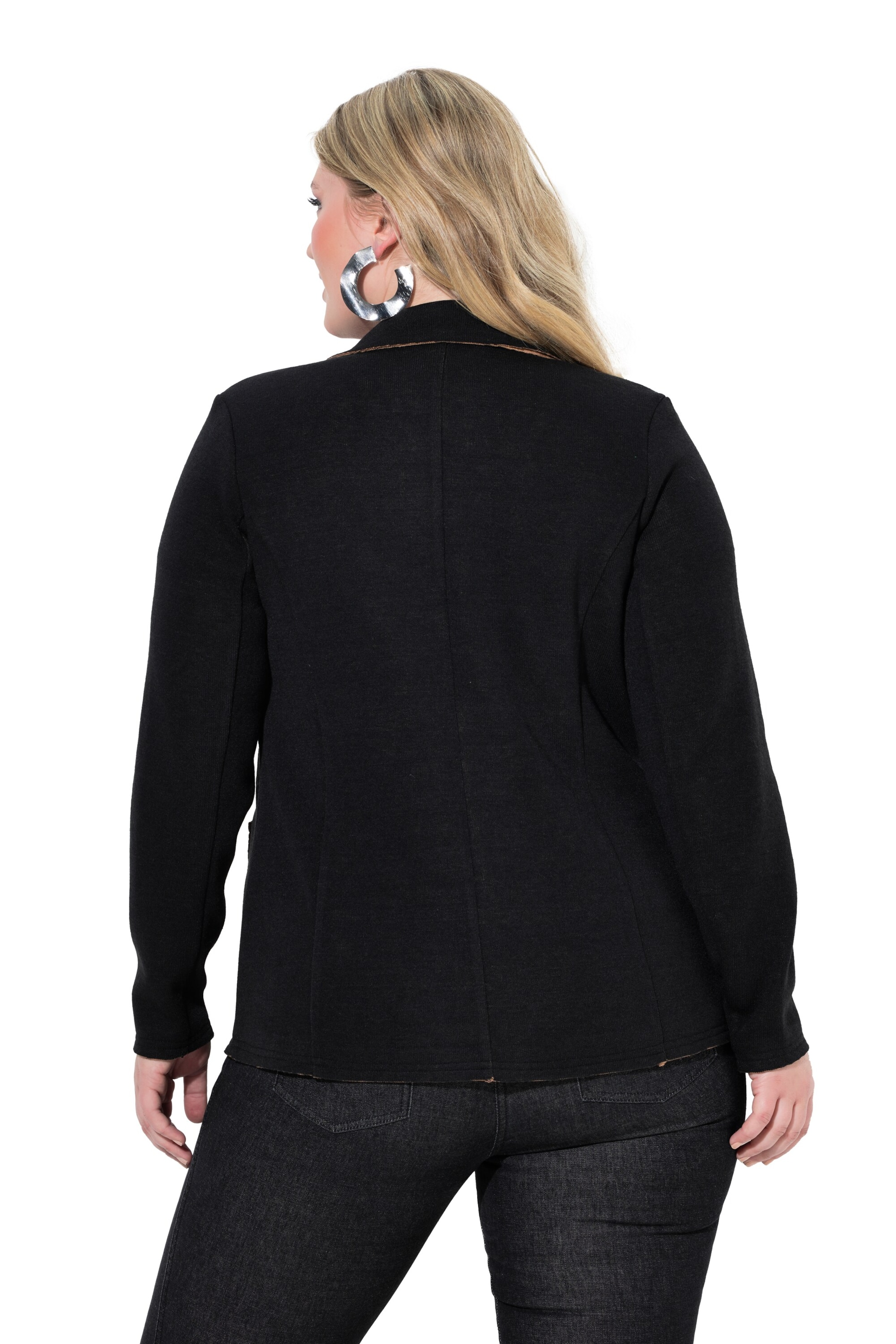 MIAMODA Between-Season Jacket in Black