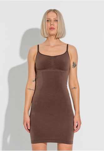 Lykkeland Atelier Onderjurk 'Second Skin' in Bruin: voorkant