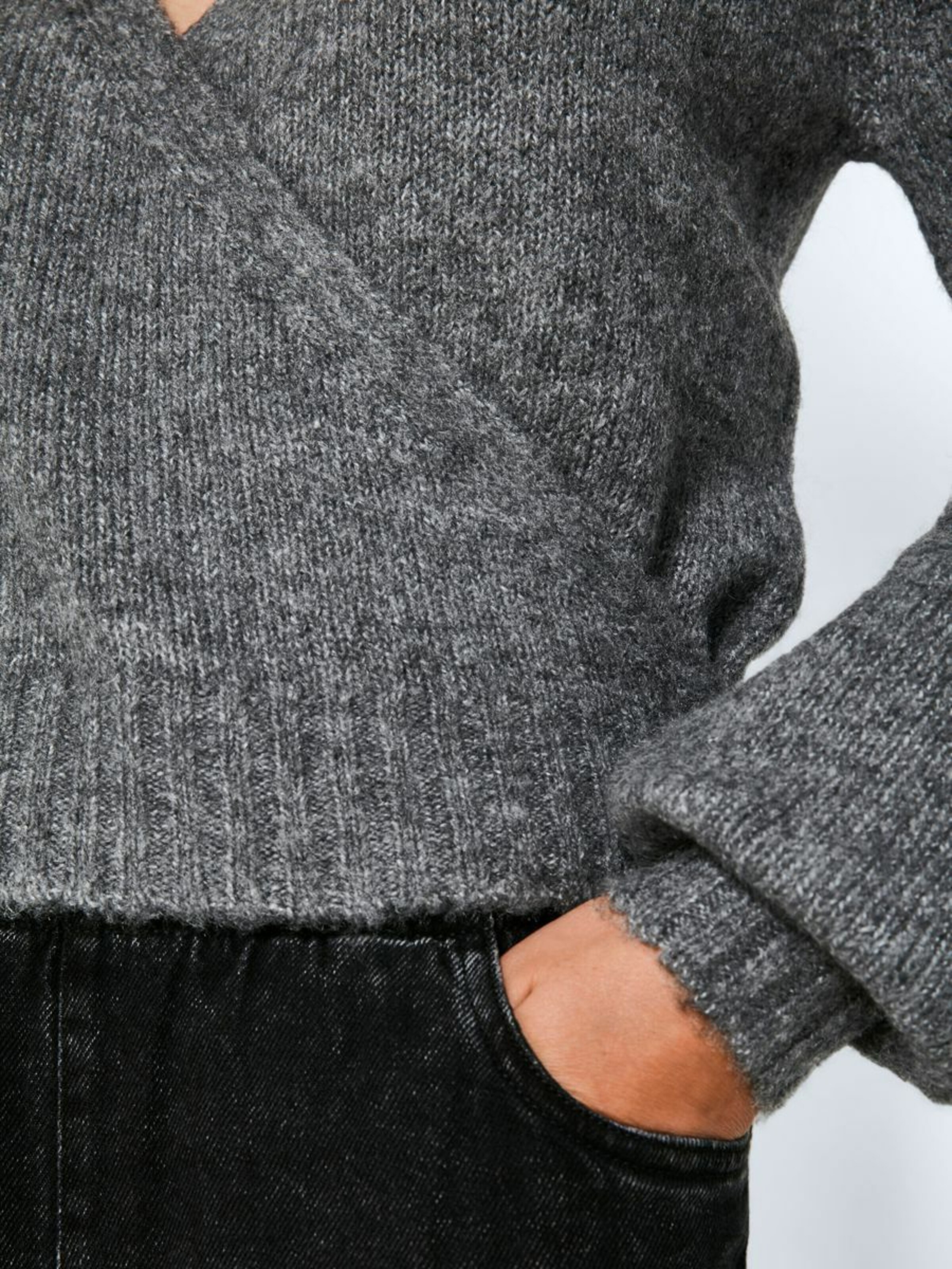 Pulls et mailles Pull-over Noisy may en Gris 