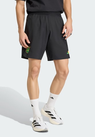 ADIDAS PERFORMANCE - regular Pantalón deportivo 'Jamaika x Bob Marley' en negro