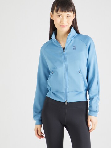 Giacca di felpa sportiva di NIKE in blu: frontale
