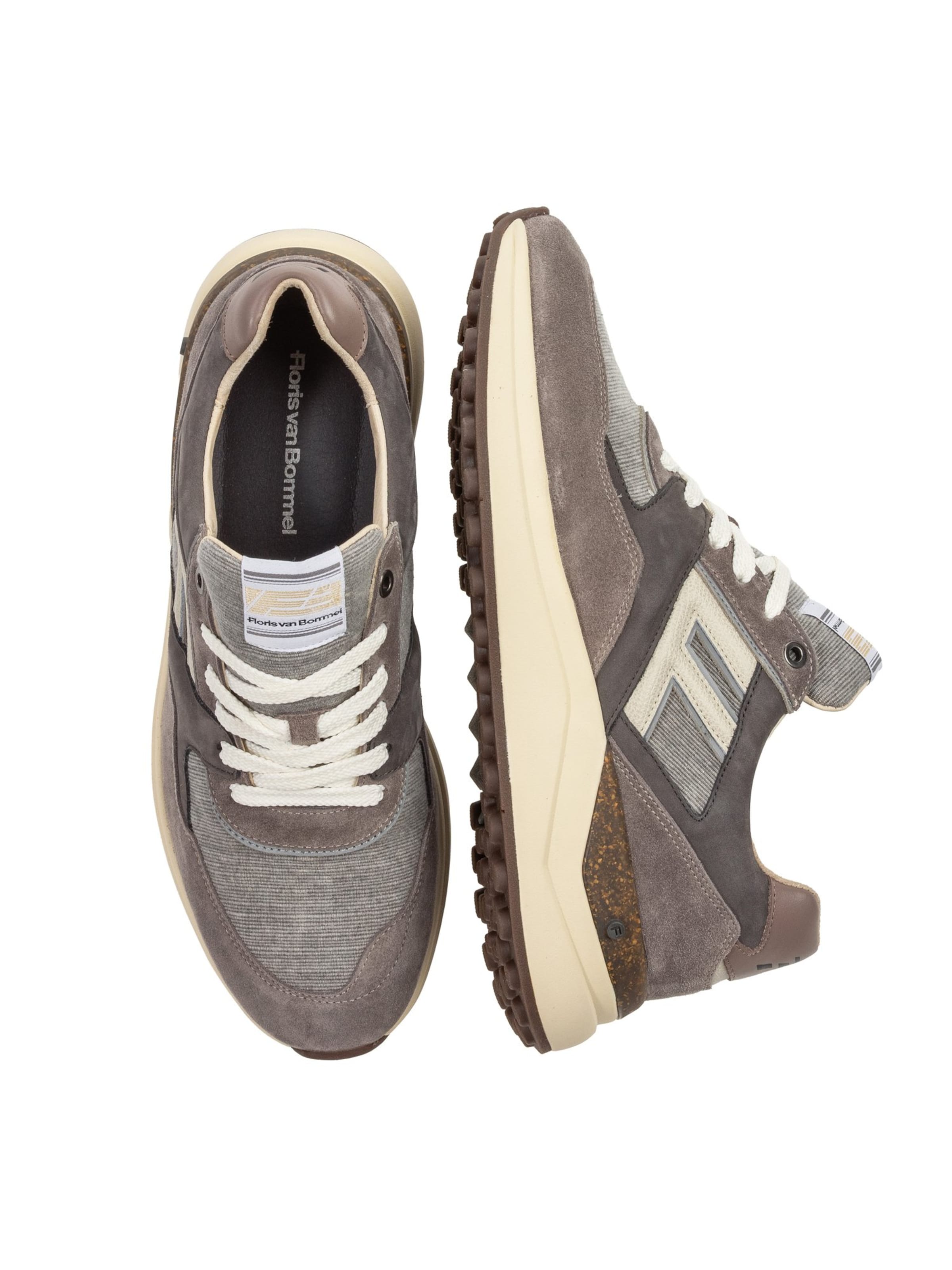 Floris van Bommel Sneakers laag 'TRIKKER' in Grijs