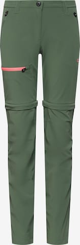 CMP Regular Outdoor Pants in Green: front