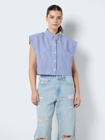 Noisy may - Blusa 'KATRINE' em azul: frente