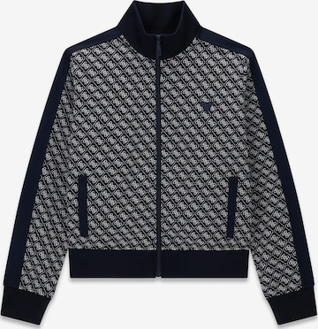 GUESS Zip-Up Hoodie in Blue: front