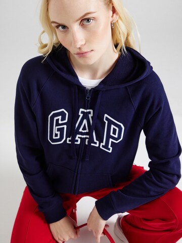 GAP Sweatjacke 'HERITAGE' in Blau