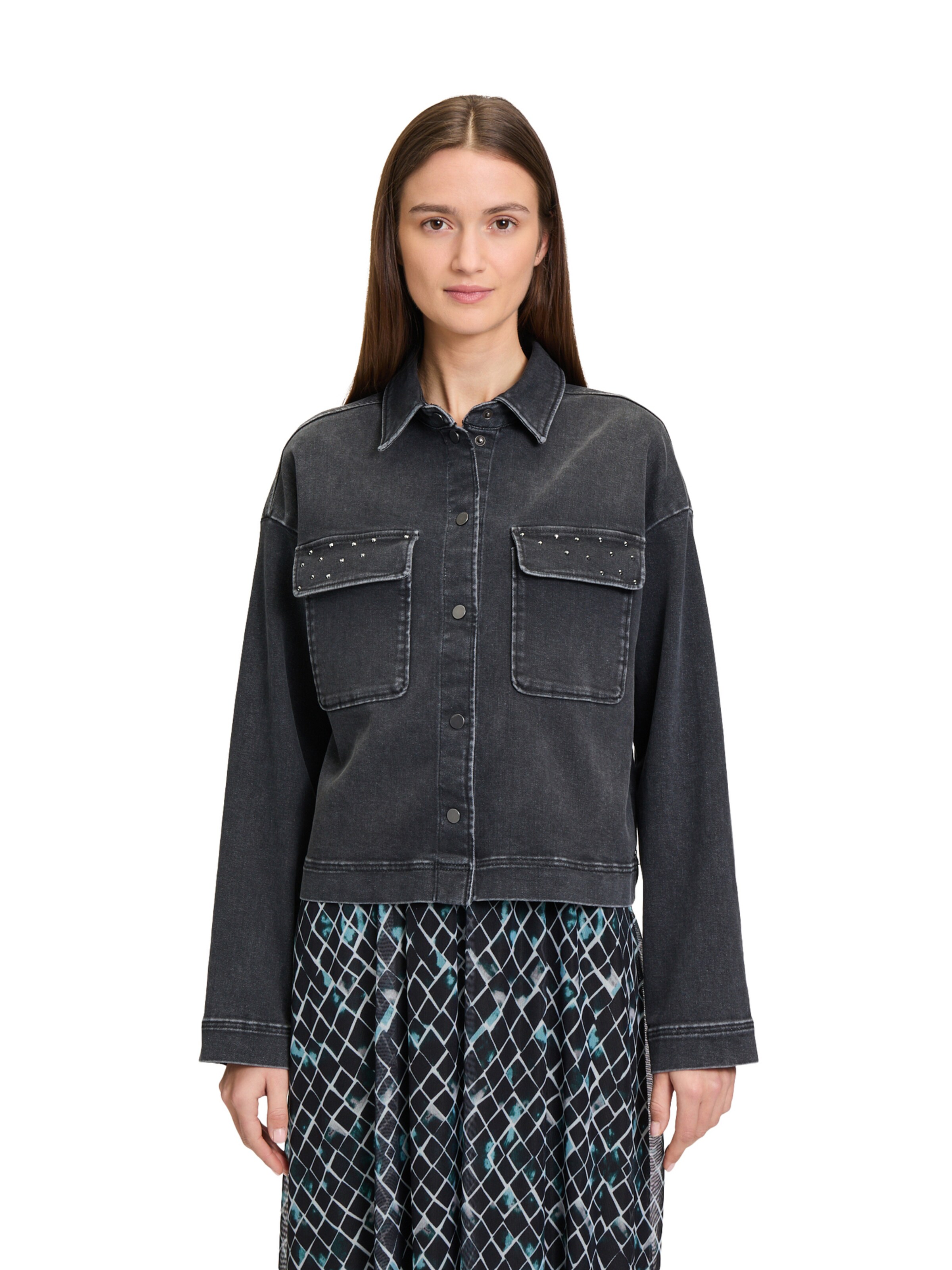 Betty & Co Tussenjas in Grijs: voorkant