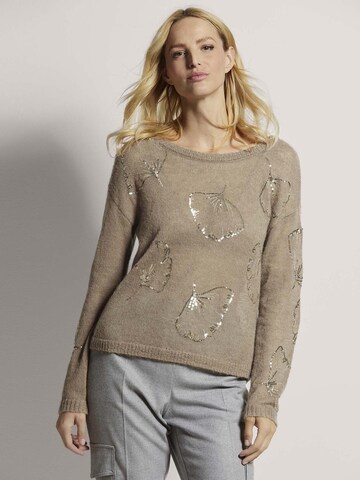 Pull-over MADELEINE en marron : devant