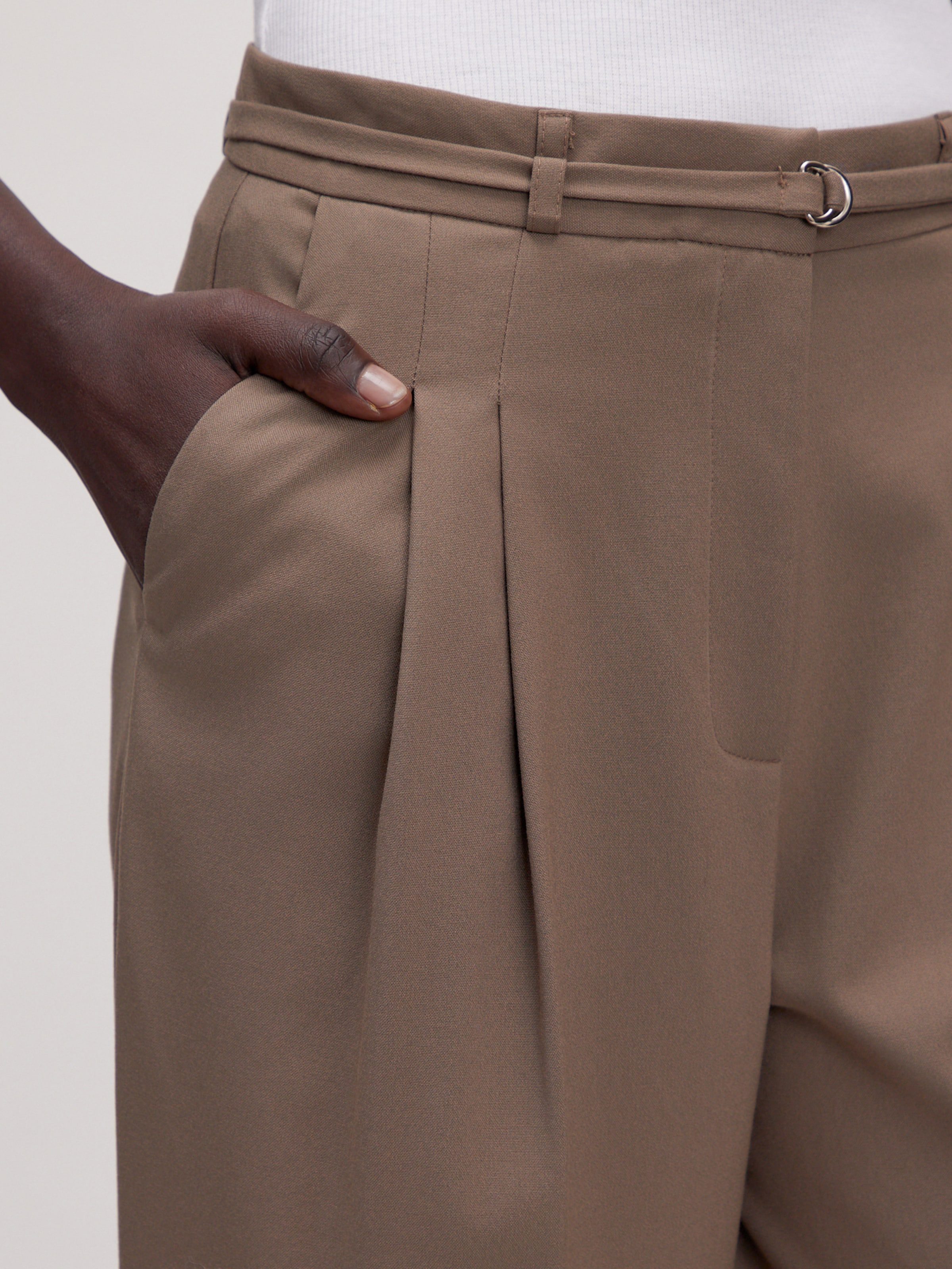 Bukser med fals 'Elna'