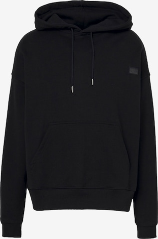 Veste de survêtement 'Essentials' ALPHA INDUSTRIES en noir : devant