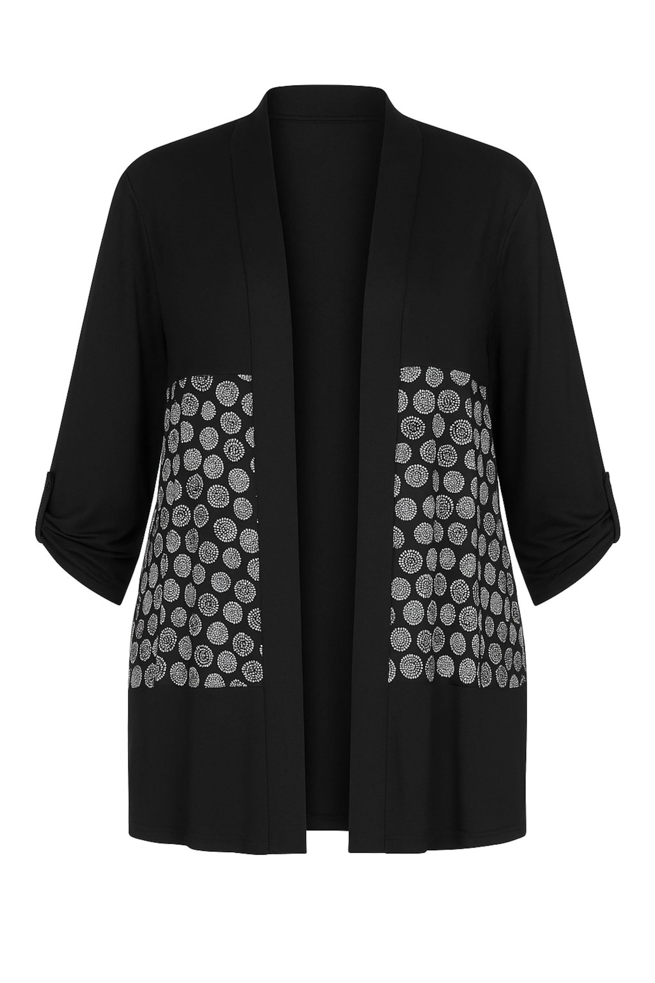 Stil Diva Gebreid vest in Zwart: voorkant