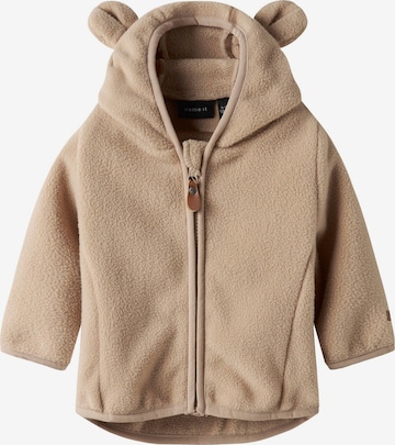 Giacca di pile 'NBNMeeko' di NAME IT in marrone: frontale