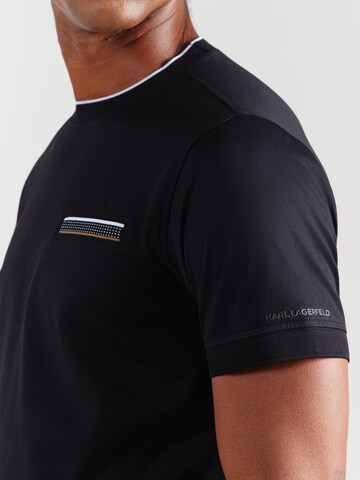 juoda Karl Lagerfeld Marškinėliai