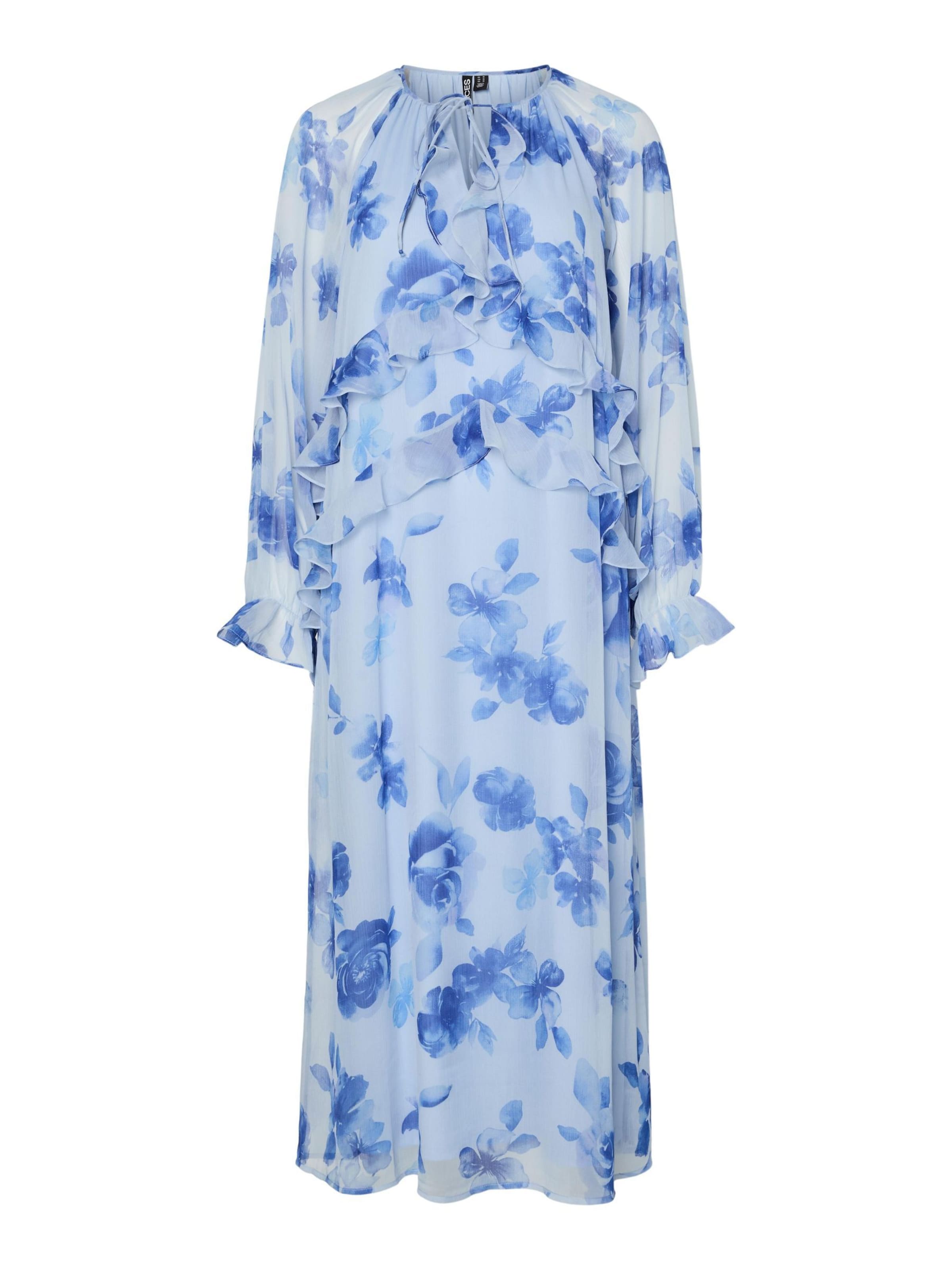 PIECES Kjole i blå: forside