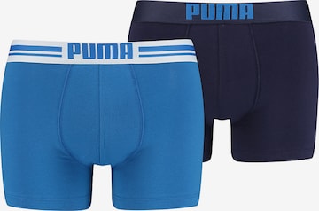 Boxers PUMA en bleu : devant
