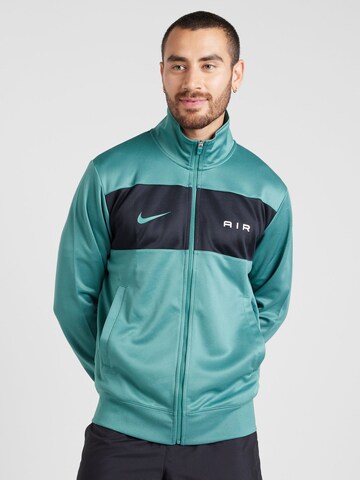 Nike Sportswear Sweatjacke 'Air' in Grün: Vorderseite