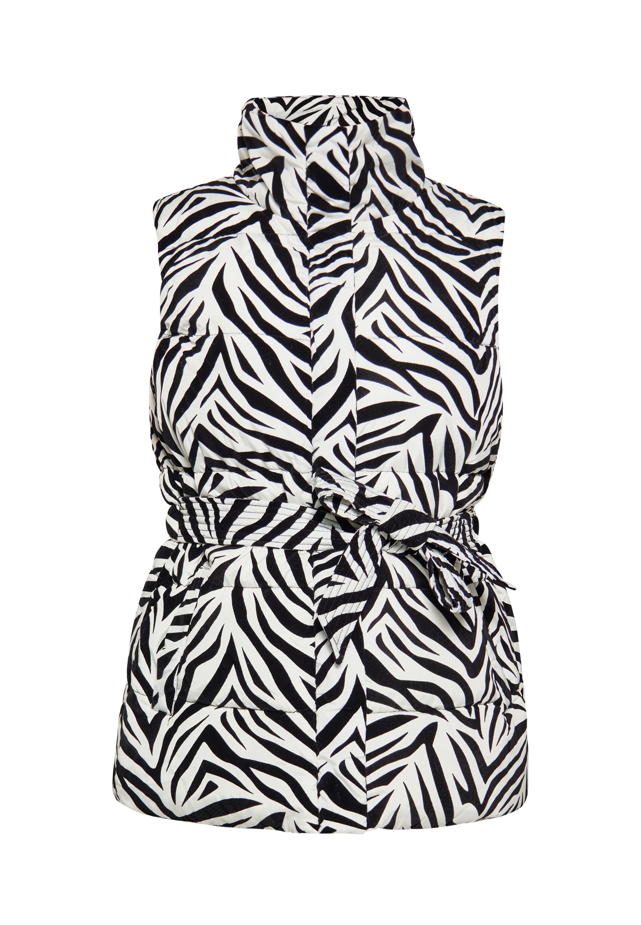 Vestă faina pe negru / alb, Vizualizare produs