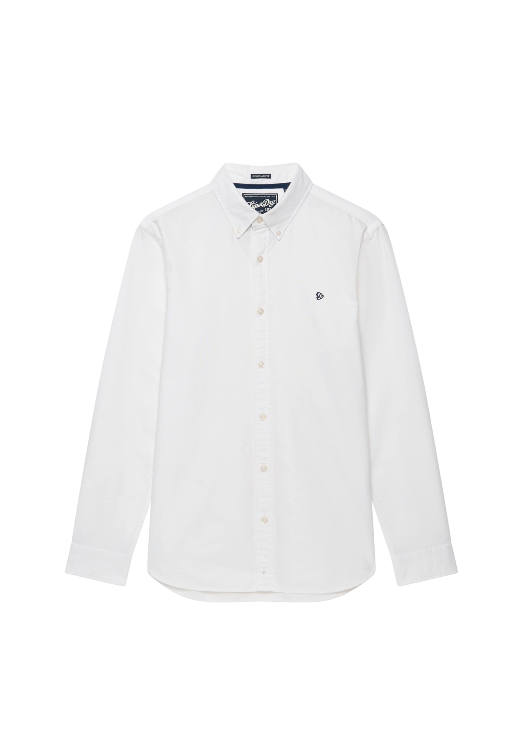 Superdry & Co Overhemd in Wit: voorkant