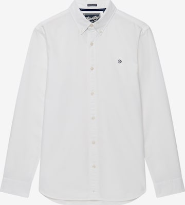 Superdry & Co Overhemd in Wit: voorkant