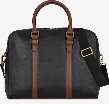 FOSSIL Document Bag 'Evan' in Black: front