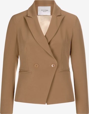 Nicowa Blazer 'Clerona' in Beige: front