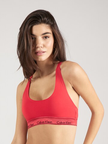 Calvin Klein Underwear Bralette Bra in Red: front