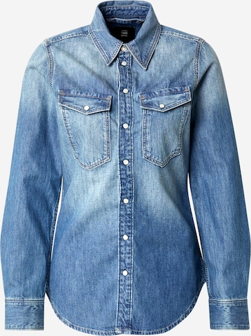 Camicia da donna di G-STAR in blu: frontale