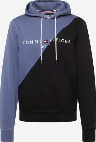 Tommy Remixed - Sweatshirt em azul: frente
