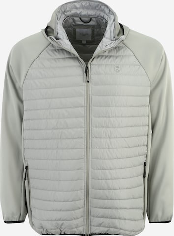 Jack & Jones Plus - Chaqueta de entretiempo en gris: frente