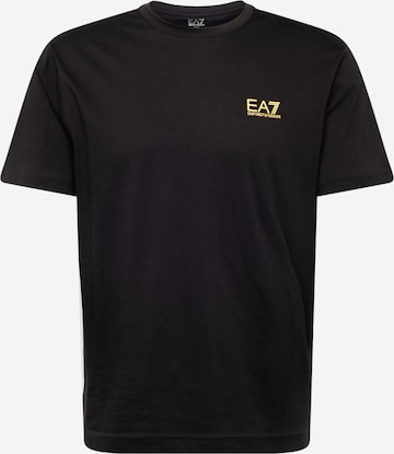 juoda EA7 Emporio Armani Marškinėliai: priekis