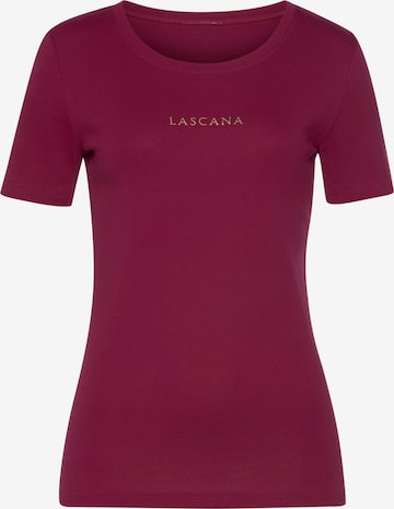 LASCANA T-Shirt in Rot