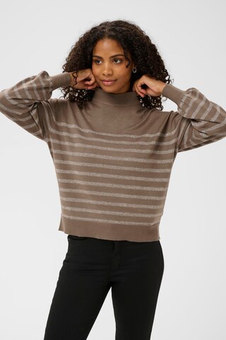 Pull-over 'KALizz' Kaffe en marron : devant