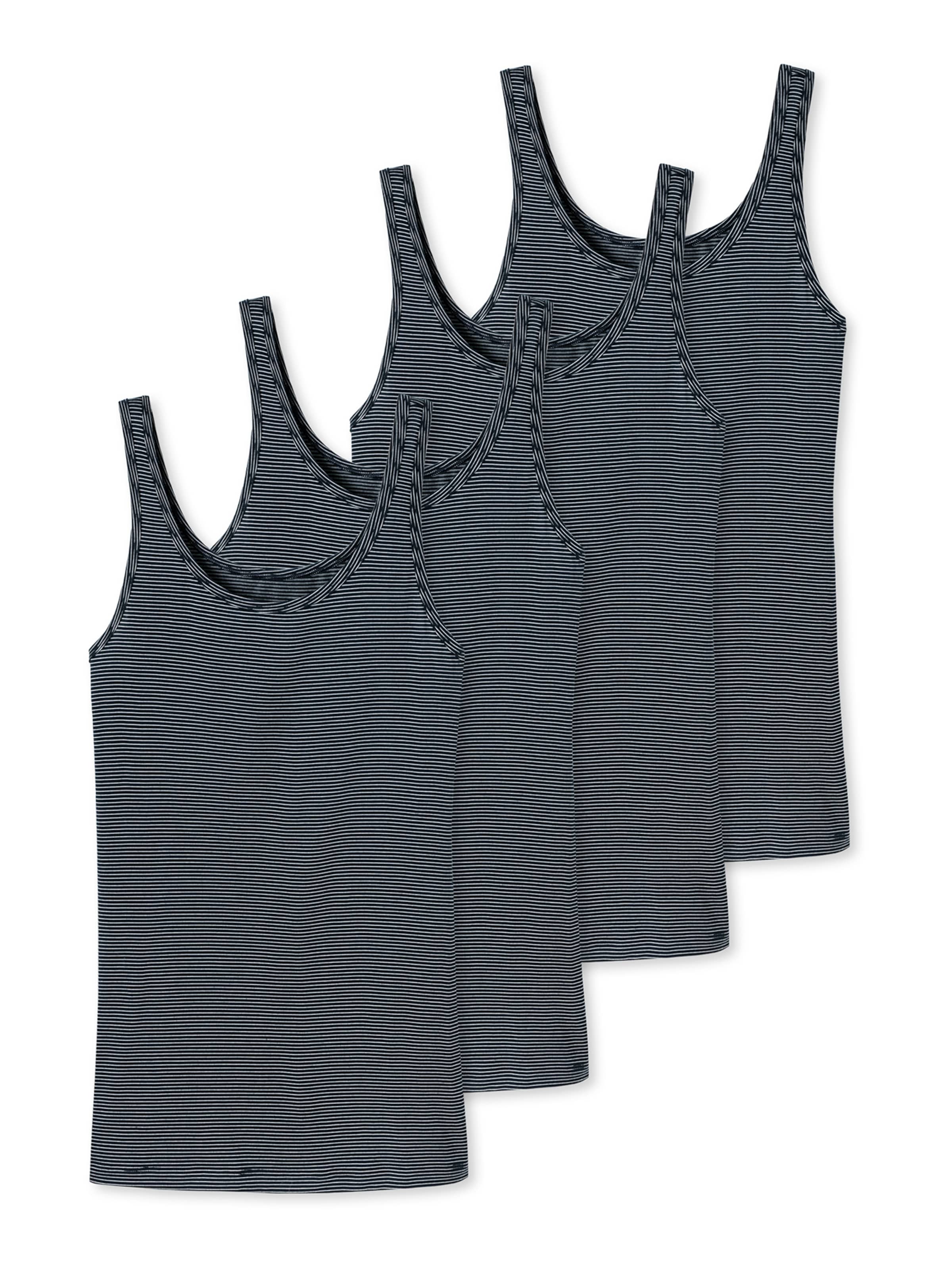 SCHIESSER Unterhemd 'Essentials' in Blau: Vorderseite