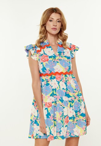 Usha - Vestido de verano 'Fashion Look' en azul: frente