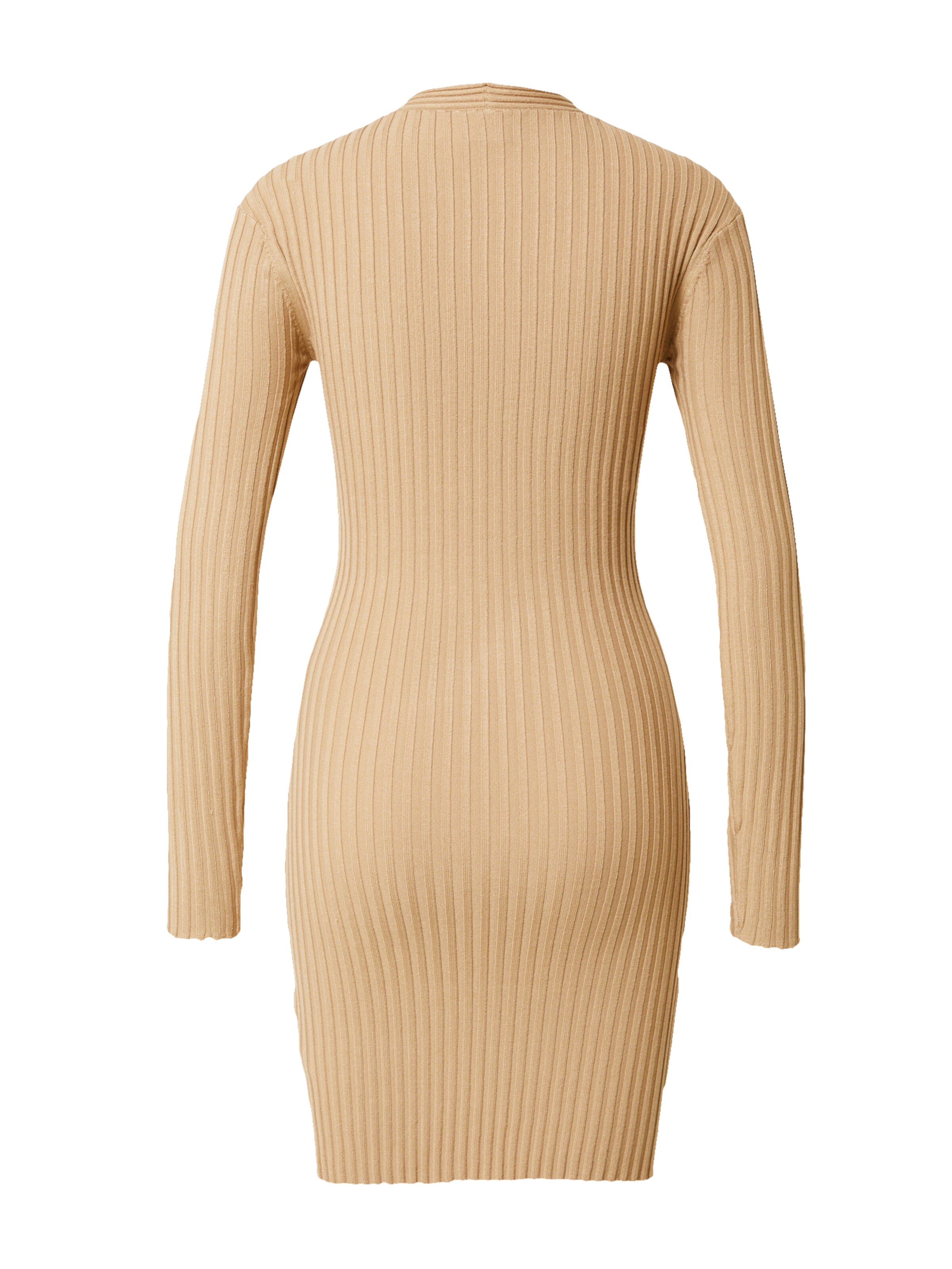 Urban Classics Трикотажное платье в Бежевый