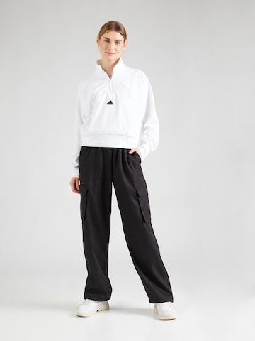 Sweat de sport 'W Z.N.E.' ADIDAS SPORTSWEAR en blanc