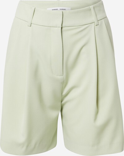 Samsoe Samsoe Pantalon à pince en vert clair, Vue avec produit