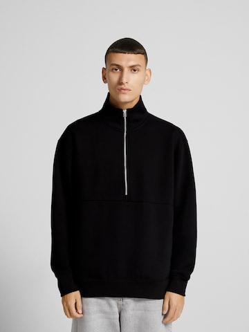 Bershka Sweatshirt i svart: forside