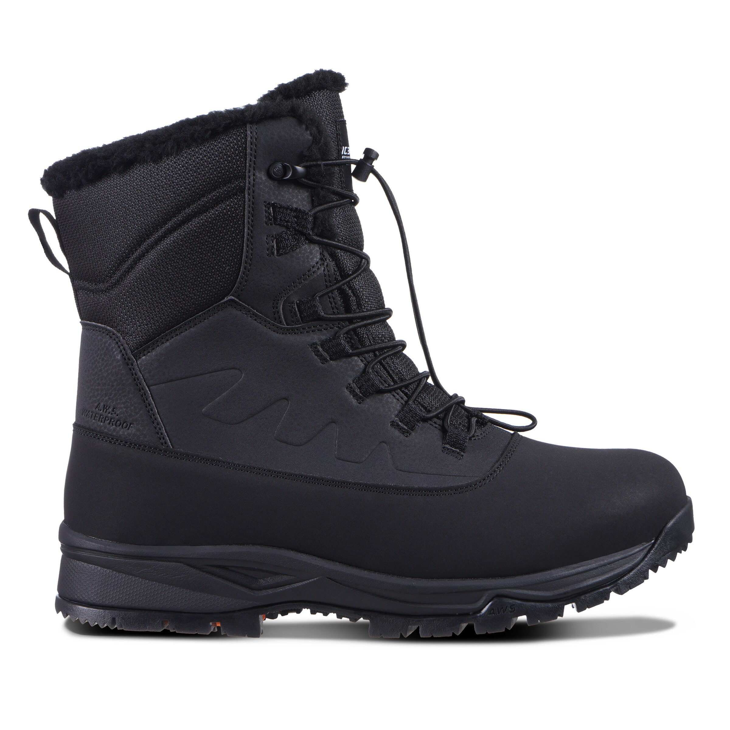 ICEPEAK Snow Boots 'Alofi Mr' in Black