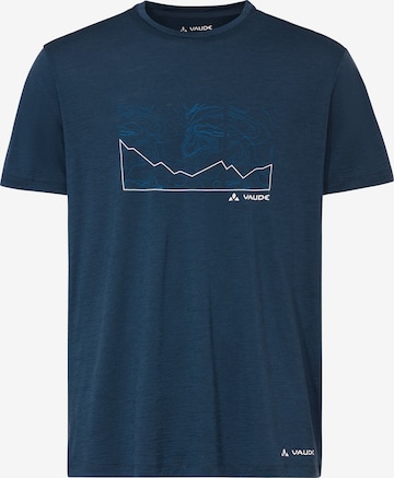 VAUDE Shirt 'Tekoa' in Blue: front
