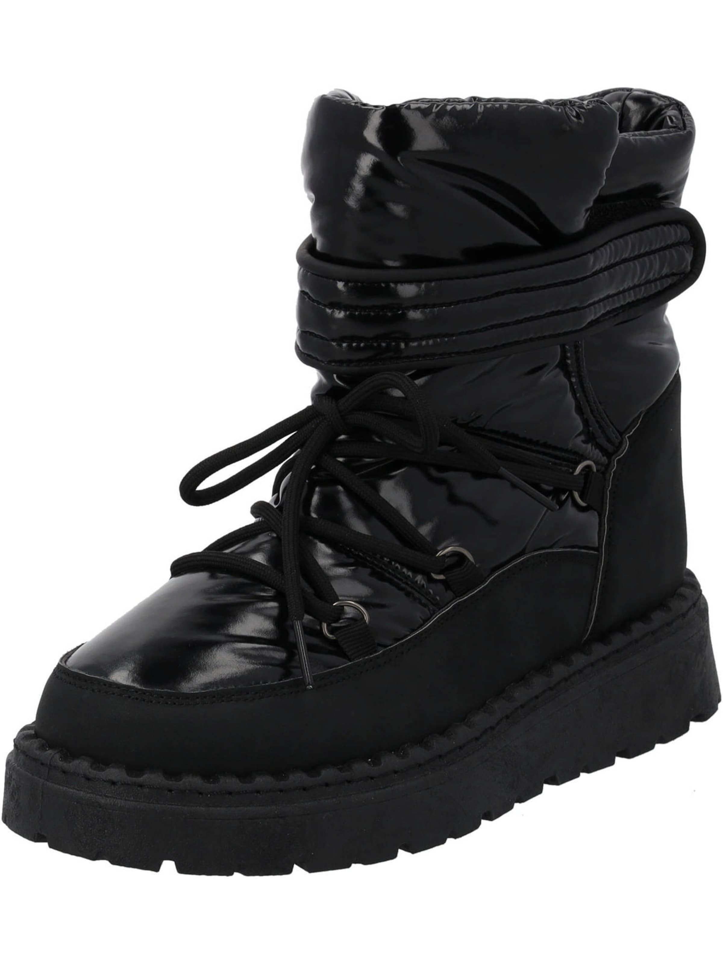 Palado Snowboots 'Tizug' in Zwart: voorkant