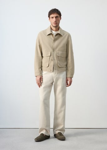 MANGO MAN Between-Season Jacket 'Darren' in Beige