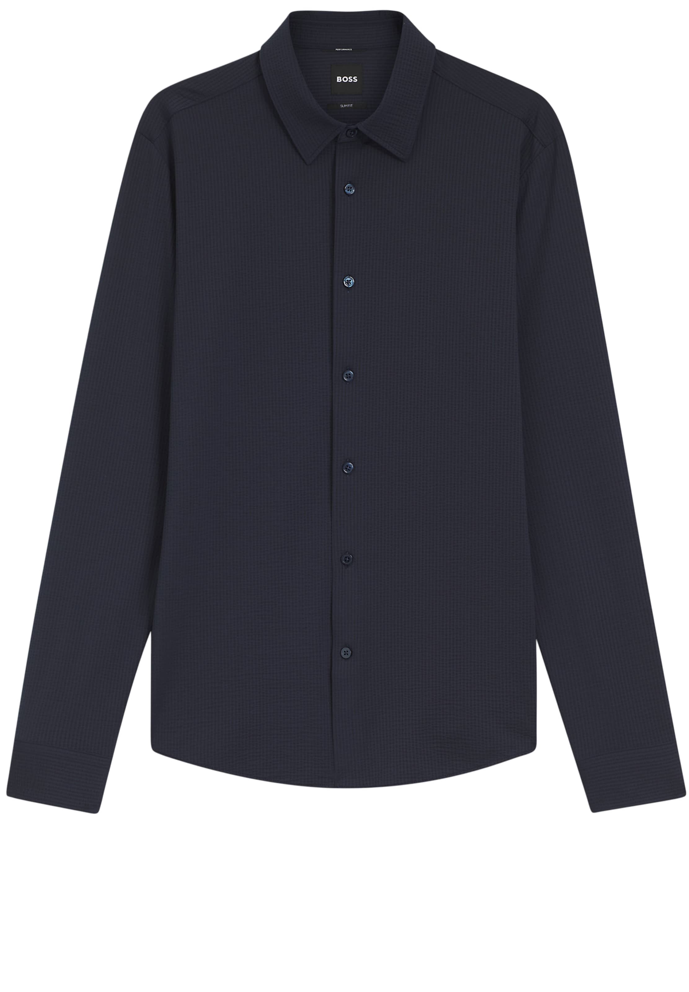 BOSS Regular fit Business Shirt 'P-ROAN-K-F-26' in Grey: front