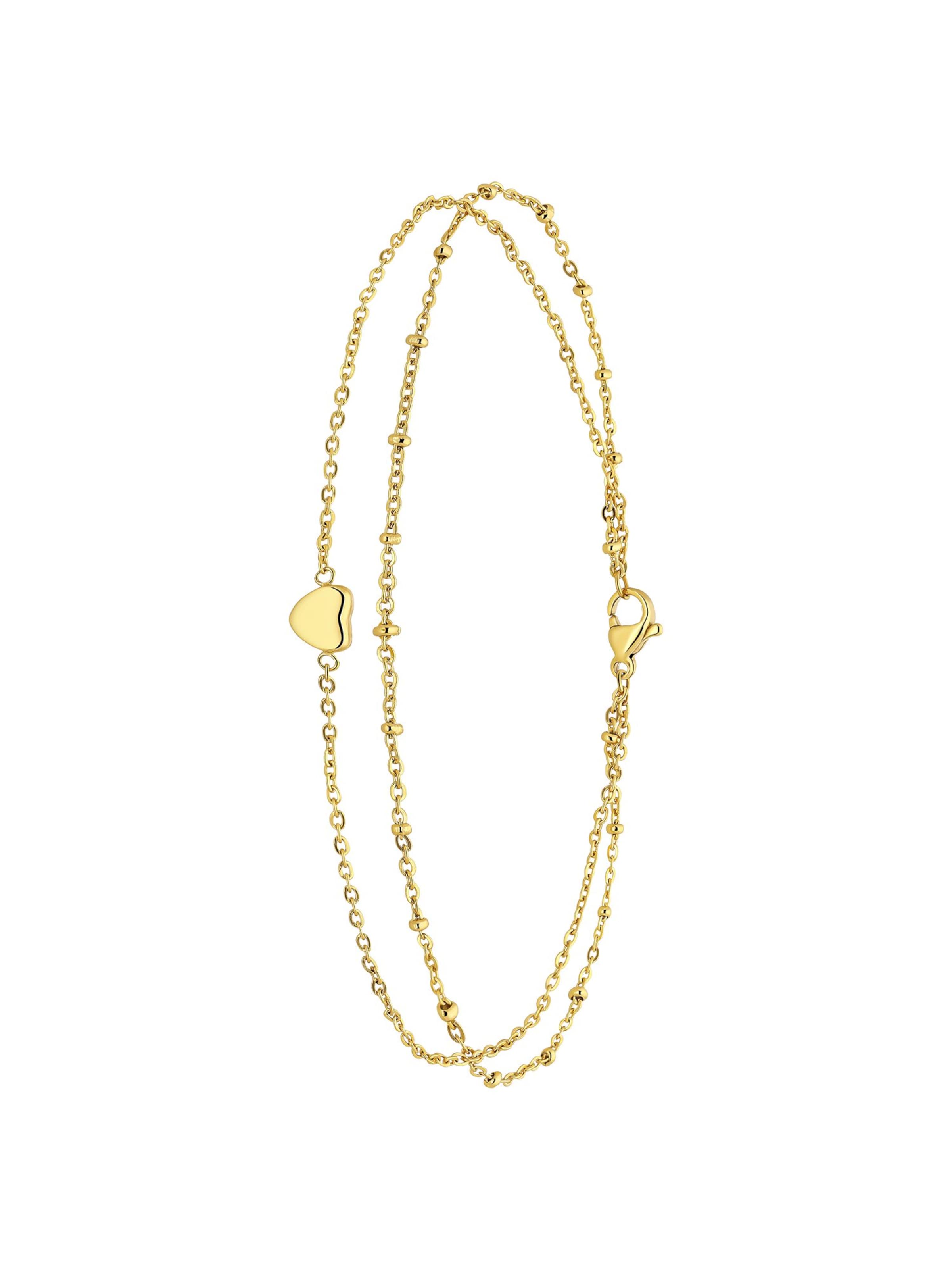 Bijoux de pied Lucardi en or : devant