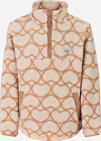 PROTEST Sports sweater 'PRTBrenda JR' in Beige: front